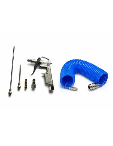 Kit de suflat, Tagred, furtun spiralat 20 m, 8 bar+pistol de suflat 6 piese, TOP112102 Kit de suflat, Tagred, furtun spiralat 20 m, 8 bar+pistol de suflat 6 piese, TOP112102