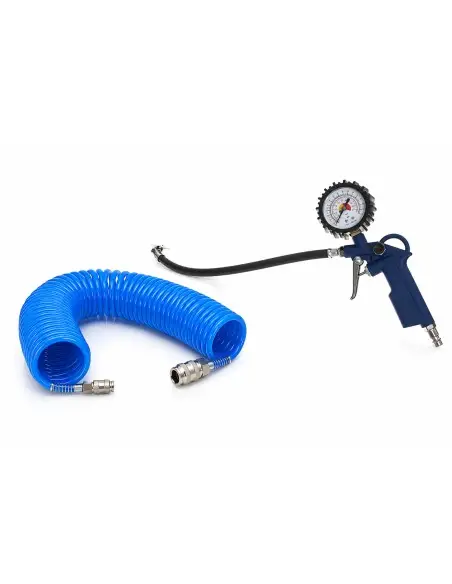 Pachet umflare anvelope, Tagred, pistol manometru 8 bar + furtun pneumatic 20m, TOP427112 Pachet umflare anvelope, Tagred, pistol manometru 8 bar + furtun pneumatic 20m, TOP427112