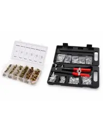 Pachet nituitor manual M3-M10 + 150 piulite nituibile, Kraft&Dele, TOP105534094