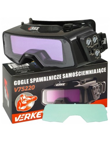 Pachet protectie sudura, Verke, ochelari auto-intunecare+manusi piele, TOP75220VULCANO Pachet protectie sudura, Verke, ochelari auto-intunecare+manusi piele, TOP75220VULCANO