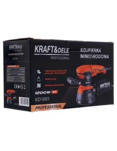 Slefuitor excentric, Kraft&Dele, 1200 W, 125 mm