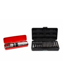 Set biti spline 22 piese+surubelnita de impact 1/2", Verke, TOP8644953