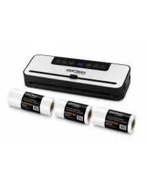 Aparat de vidat alimente 150W, -80kPa, 32cm, sous-vide, PULSE, 3 role folie 15m, Kraft&Dele TOP42313