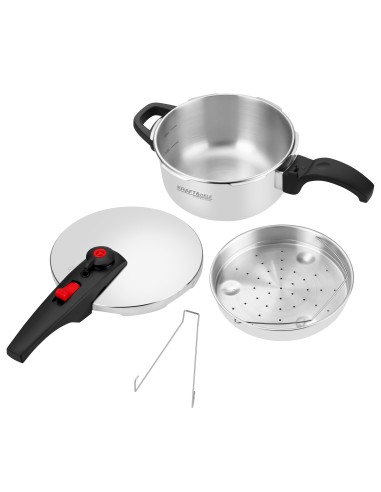 Oala sub presiune inox, Kraft&Dele, 4L, 22 cm, inductie, KD4295 Oala sub presiune inox, Kraft&Dele, 4L, 22 cm, inductie, KD4295