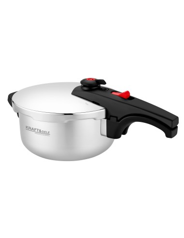 Oala sub presiune inox, Kraft&Dele, 4L, 22 cm, inductie, KD4295 Oala sub presiune inox, Kraft&Dele, 4L, 22 cm, inductie, KD4295