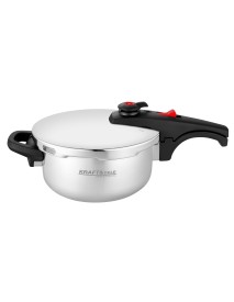Oala sub presiune inox, Kraft&Dele, 4L, 22 cm, inductie, KD4295
