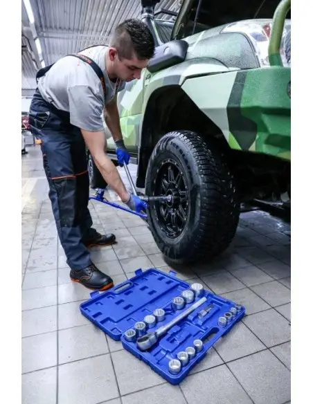 TA205-Trusa profesionala de 21 chei haxagonale cu soclu si clichet 3/4" din otel CrV Tagred TAGRED Professional - Chei si truse 