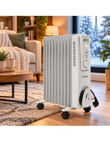 Radiator electric cu ulei, Kraft&Dele, 2500W, 3 trepte incalzire, KD6511 Radiator electric cu ulei, Kraft&Dele, 2500W, 3 trepte incalzire, KD6511