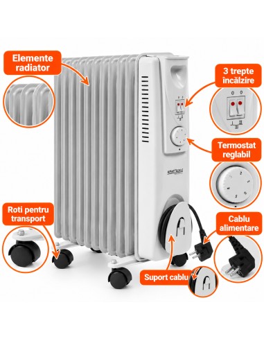 Radiator electric cu ulei,... Radiator electric cu ulei,...