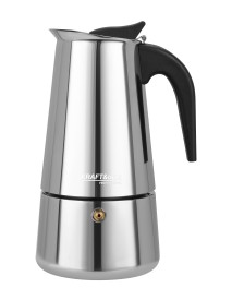Cafetiera Moka 500 ml, Kraft&Dele, 10 cesti, inox, KD4273