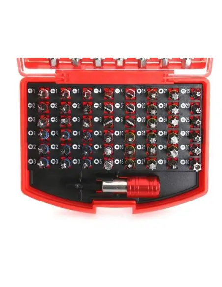 TA1206- Set 56 accesorii, biti, 1/4" 25 mm, 75 mm din CrV TORX Tagred TAGRED Professional - Biti si seturi biti TA1206- Set 56 accesorii, biti, 1/4" 25 mm, 75 mm din CrV TORX Tagred TAGRED Professional - Biti si seturi biti