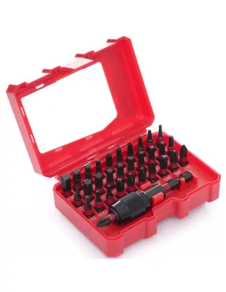 TA1208-Trusa 32 biti de impact CrV cu prelungitor Tagred TA1208-Trusa 32 biti de impact CrV cu prelungitor Tagred