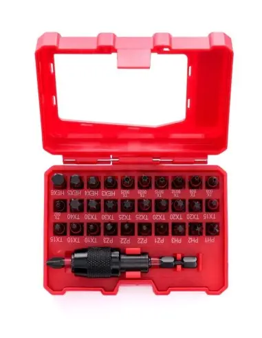 TA1208-Trusa 32 biti de impact CrV cu prelungitor Tagred TAGRED Professional - Biti si seturi biti TA1208-Trusa 32 biti de impact CrV cu prelungitor Tagred TAGRED Professional - Biti si seturi biti