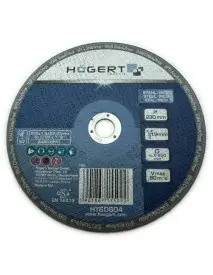 Disc polizor otel inox, Hogert, HT6D604, 230x1.9mm, 22.23mm