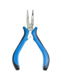 Cleste semi-rotund profesional de precizie, Hogert, 125 mm, din otel rezistent cu maner bi-material