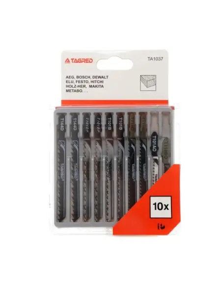 Set 10 lame diferite utilizari pentru ferastraie tip pendular, Tagred Set 10 lame diferite utilizari pentru ferastraie tip pendular, Tagred