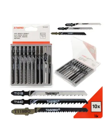 Set 10 lame diferite utilizari pentru ferastraie tip pendular, Tagred