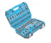 Trusa chei tubulare, Hogert, 1/2 ”, 1/4”, 144 piese