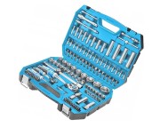 Trusa chei tubulare, Hogert, 1/2 ”, 1/4”, 144 piese