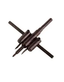 Burghiu reglabil, Extol, cu 2 muchii de taiere, 30-120mm