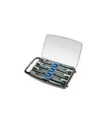Set surubelnite de precizie, Hogert, 7 piese: drepte, philips, Torx