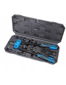 Cleste pop nituri, Hogert, 360 mm, cu 6 piulite nituibile, HT2C181