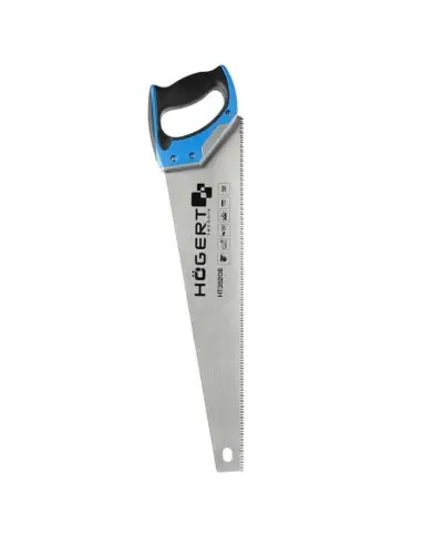 Fierestrau manual lemn, Hogert, lama 500 mm, dinti 7 TPI pentru taieri rapide si precise.