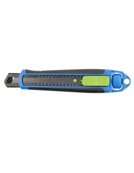 Cutter, Hogert, lama 110x 18 mm, din otel SK4, cu rezistenta sporita la fisuri si ciobiri, pentru utilizare generala.