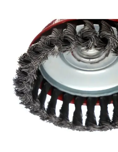 Perie pentru polizor unghiular, KraftDele, M14, 125mm, cu sarma otelita Perie pentru polizor unghiular, KraftDele, M14, 125mm, cu sarma otelita