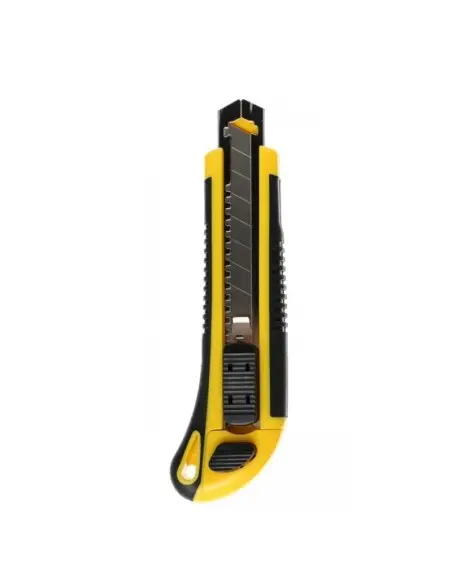 Set 1 cutter si 3 lame de rezerva, Kraft&Dele, 18 mm din otel carbon si corp din plastic Set 1 cutter si 3 lame de rezerva, Kraft&Dele, 18 mm din otel carbon si corp din plastic