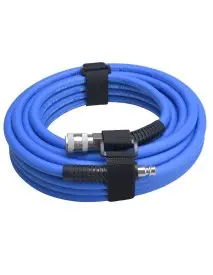 Furtun aer, Extol Premium, 10m, 1/4" cauciuc, cuplare rapida