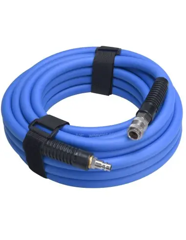 Furtun aer, Extol Premium, 10 m, cauciuc, cuplare rapida 3/8", presiune 21 bar.
