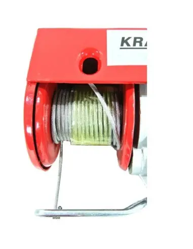 Troliu electric cu cablu, Kraft&Dele, ridicare 125/250 kg, 550W