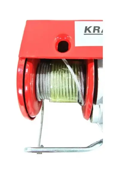 Troliu electric cu cablu, Kraft&Dele, ridicare 125/250 kg, 550W