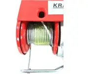 Troliu electric cu cablu, Kraft&Dele, ridicare 125/250 kg, 550W