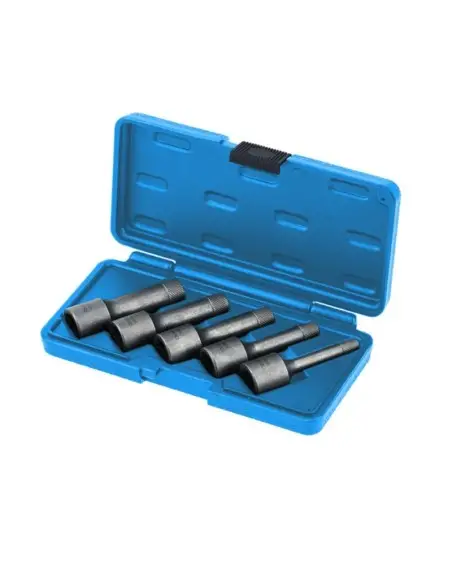 Set extractor suruburi rupte, Hogert, 1/2", 8-16 mm, 5 piese