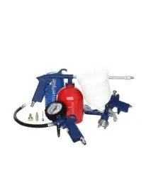 Set pistol pneumatic, Kraft&Dele, 8 piese, aer comprimat, KD413