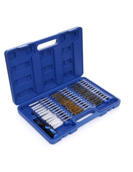 Set 38 perii curatat scaun injectoare si bujii incandescente, realizate din materiale de inalta calitate.