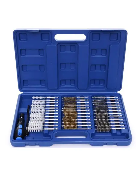 Set perii curatat chei injectoare si bujii incandescente, Tagred, 38 piese
