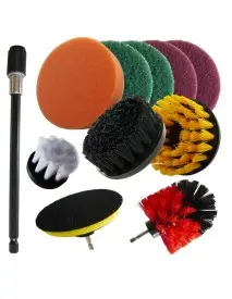 Set perii curatare pentru bormasina, Tagred, 11 piese