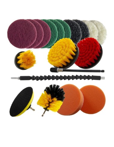 Set perii curatare pentru bormasina, Tagred, 20 piese, 1/4"