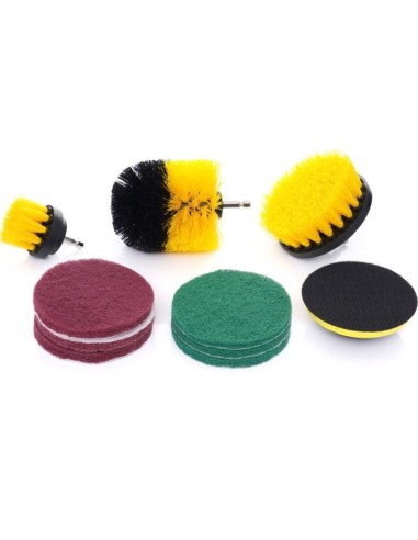Set perii curatare pentru bormasina, Tagred, 10 piese, 1/4"