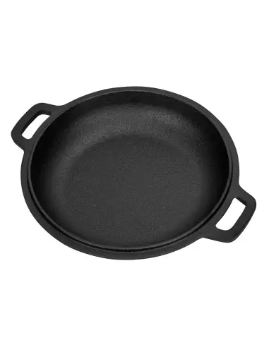 Oala din fonta 2 in 1, Kraft&Dele, 26 cm, capac tigaie, KD4412