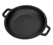 Oala din fonta 2 in 1, Kraft&Dele, 26 cm, capac tigaie, KD4412
