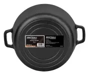 Oala din fonta 2 in 1, Kraft&Dele, 26 cm, capac tigaie, KD4412