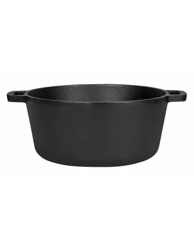 Oala din fonta 2 in 1, Kraft&Dele, 26 cm, capac tigaie, KD4412