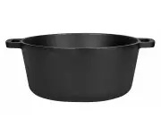 Oala din fonta 2 in 1, Kraft&Dele, 26 cm, capac tigaie, KD4412
