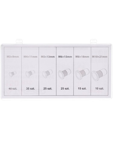 Set 150 piulite nituibile, din otel, M3, M4, M5, M6, M8, M10, Tagred. Set 150 piulite nituibile, din otel, M3, M4, M5, M6, M8, M10, Tagred.