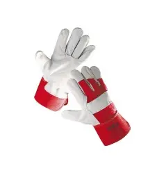 EIDER Manusa din piele spalt rosi