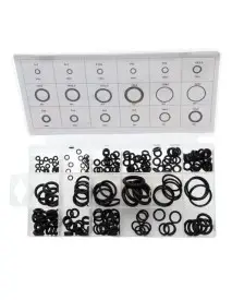Set 225 garnituri din cauciuc, Tagred, cu 18 dimensiuni diferite intre 3 mm - 22 mm.
